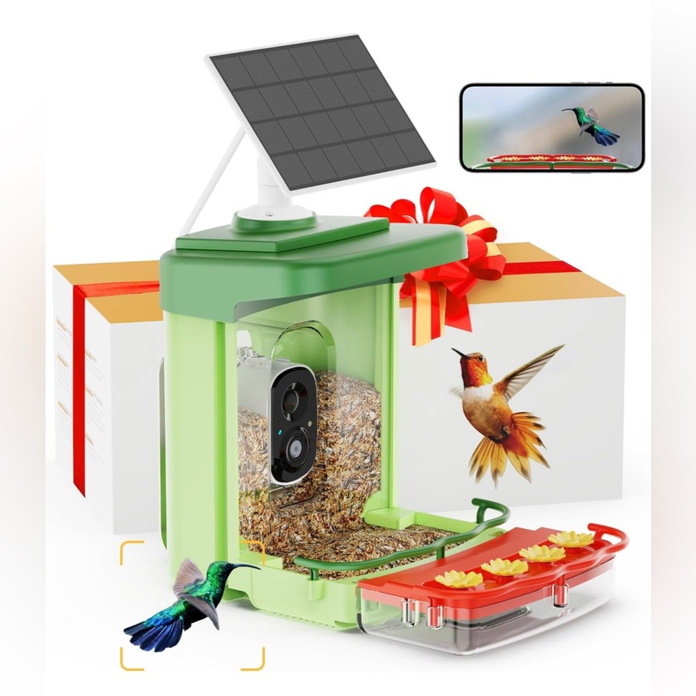 Bilantan BirdHi Ultra- Smart Bird Feeder with Camera Solar Powered